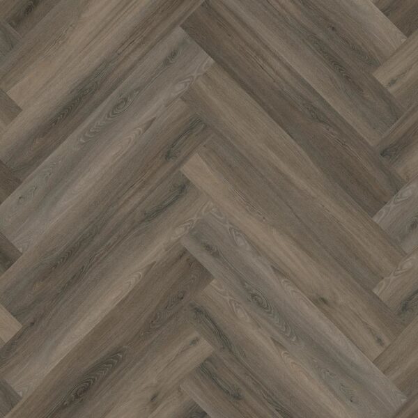 Floorlife YUP Paddington Herringbone Dark Grey visgraat PVC